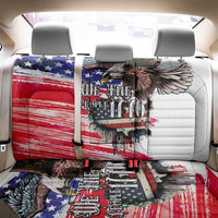The United States Independence Day Back Car Seat Cover We The People Watercolor Style