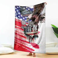 The United States Independence Day Blanket We The People Watercolor Style