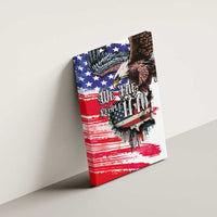The United States Independence Day Canvas Wall Art We The People Watercolor Style