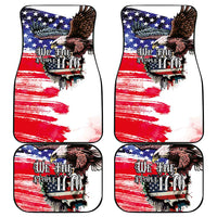 The United States Independence Day Car Mats We The People Watercolor Style