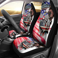 The United States Independence Day Car Seat Cover We The People Watercolor Style