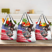 The United States Independence Day Grocery Bag We The People Watercolor Style