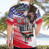 The United States Independence Day Hawaiian Shirt We The People Watercolor Style