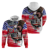 The United States Independence Day Hoodie We The People Watercolor Style