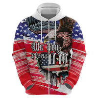 The United States Independence Day Hoodie We The People Watercolor Style
