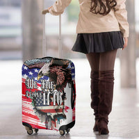 The United States Independence Day Luggage Cover We The People Watercolor Style