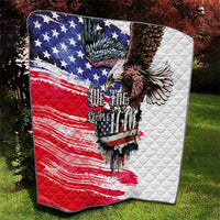 The United States Independence Day Quilt We The People Watercolor Style
