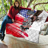 The United States Independence Day Quilt We The People Watercolor Style