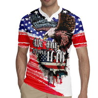 The United States Independence Day Rugby Jersey We The People Watercolor Style