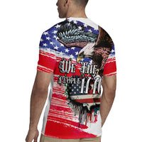 The United States Independence Day Rugby Jersey We The People Watercolor Style