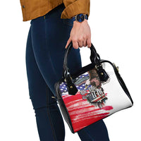 The United States Independence Day Shoulder Handbag We The People Watercolor Style