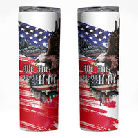 The United States Independence Day Skinny Tumbler We The People Watercolor Style