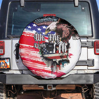 The United States Independence Day Spare Tire Cover We The People Watercolor Style