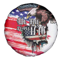 The United States Independence Day Spare Tire Cover We The People Watercolor Style