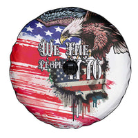 The United States Independence Day Spare Tire Cover We The People Watercolor Style