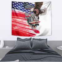The United States Independence Day Tapestry We The People Watercolor Style