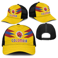 Colombia National Football Baseball Net Cap Glory 2026-Inspired Sombrero Vueltiao