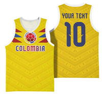 Colombia National Football Custom Basketball Jersey Glory 2026 Inspired Sombrero Vueltiao