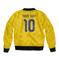 Colombia National Football Custom Bomber Jacket Glory 2026 Inspired Sombrero Vueltiao