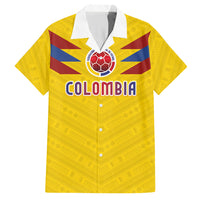 Colombia National Football Custom Hawaiian Shirt Glory 2026 Inspired Sombrero Vueltiao
