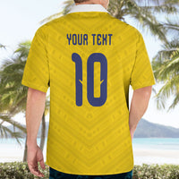 Colombia National Football Custom Hawaiian Shirt Glory 2026 Inspired Sombrero Vueltiao