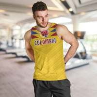 Colombia National Football Custom Men Tank Top Glory 2026 Inspired Sombrero Vueltiao