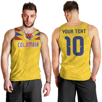 Colombia National Football Custom Men Tank Top Glory 2026 Inspired Sombrero Vueltiao