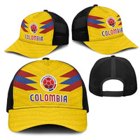 Colombia National Football Mesh Trucker Cap Glory 2026-Inspired Sombrero Vueltiao