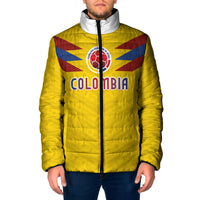 Colombia National Football Custom Padded Jacket Glory 2026 Inspired Sombrero Vueltiao