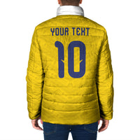 Colombia National Football Custom Padded Jacket Glory 2026 Inspired Sombrero Vueltiao