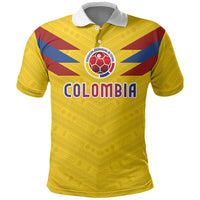 Colombia National Football Custom Polo Shirt Glory 2026 Inspired Sombrero Vueltiao