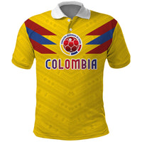 Colombia National Football Custom Polo Shirt Glory 2026 Inspired Sombrero Vueltiao