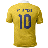 Colombia National Football Custom Polo Shirt Glory 2026 Inspired Sombrero Vueltiao