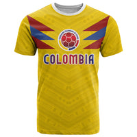 Colombia National Football Custom T Shirt Glory 2026 Inspired Sombrero Vueltiao