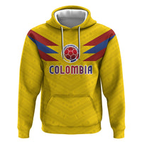 Colombia National Football Custom Zip Hoodie Glory 2026 Inspired Sombrero Vueltiao