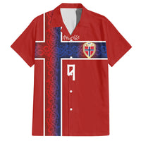 Norwegian Football Custom 2026 Hawaiian Shirt Norge Viking Ornament Red Color