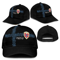 Norwegian Football 2026 Classic Cap Norge Viking Ornament Black Color