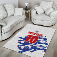 Custom England Football 2024 Road to The Champion Area Rug Football's Coming Home - Wonder Print Shop