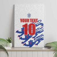 Custom England Football 2024 Road to The Champion Canvas Wall Art Football's Coming Home - Wonder Print Shop