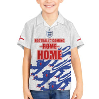 Custom England Football 2024 Road to The Champion Family Matching Long Sleeve Bodycon Dress and Hawaiian Shirt Football's Coming Home - Wonder Print Shop