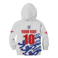 Custom England Football 2024 Road to The Champion Kid Hoodie Football's Coming Home - Wonder Print Shop