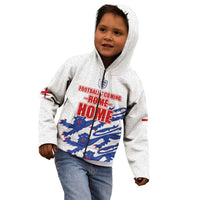 Custom England Football 2024 Road to The Champion Kid Hoodie Football's Coming Home - Wonder Print Shop