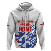 Custom England Football 2024 Road to The Champion Zip Hoodie Football's Coming Home - Wonder Print Shop