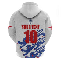 Custom England Football 2024 Road to The Champion Zip Hoodie Football's Coming Home - Wonder Print Shop