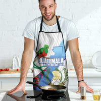 Guatemala Independence Day Apron Resplendent Quetzal with Coat of Arms and Maya Textiles - Wonder Print Shop