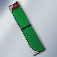 St Kitts and Nevis Cricket Patriots Auto Sun Shade Caribbean Tropical Plants Sporty Green - Wonder Print Shop