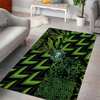 Nigeria Football Area Rug Super Eagles Champions - Wonder Print Shop