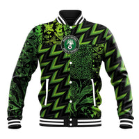 Custom Nigeria Football Baseball Jacket Super Eagles Champions - Wonder Print Shop