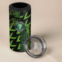 Custom Nigeria Football 4 in 1 Can Cooler Tumbler Super Eagles Champions - Wonder Print Shop