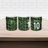 Custom Nigeria Football Ceramic Mug Super Eagles Champions - Wonder Print Shop